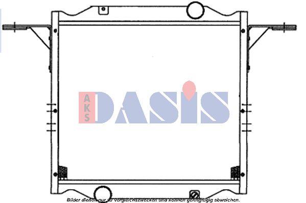 AKS DASIS Radiaator,mootorijahutus 390390N